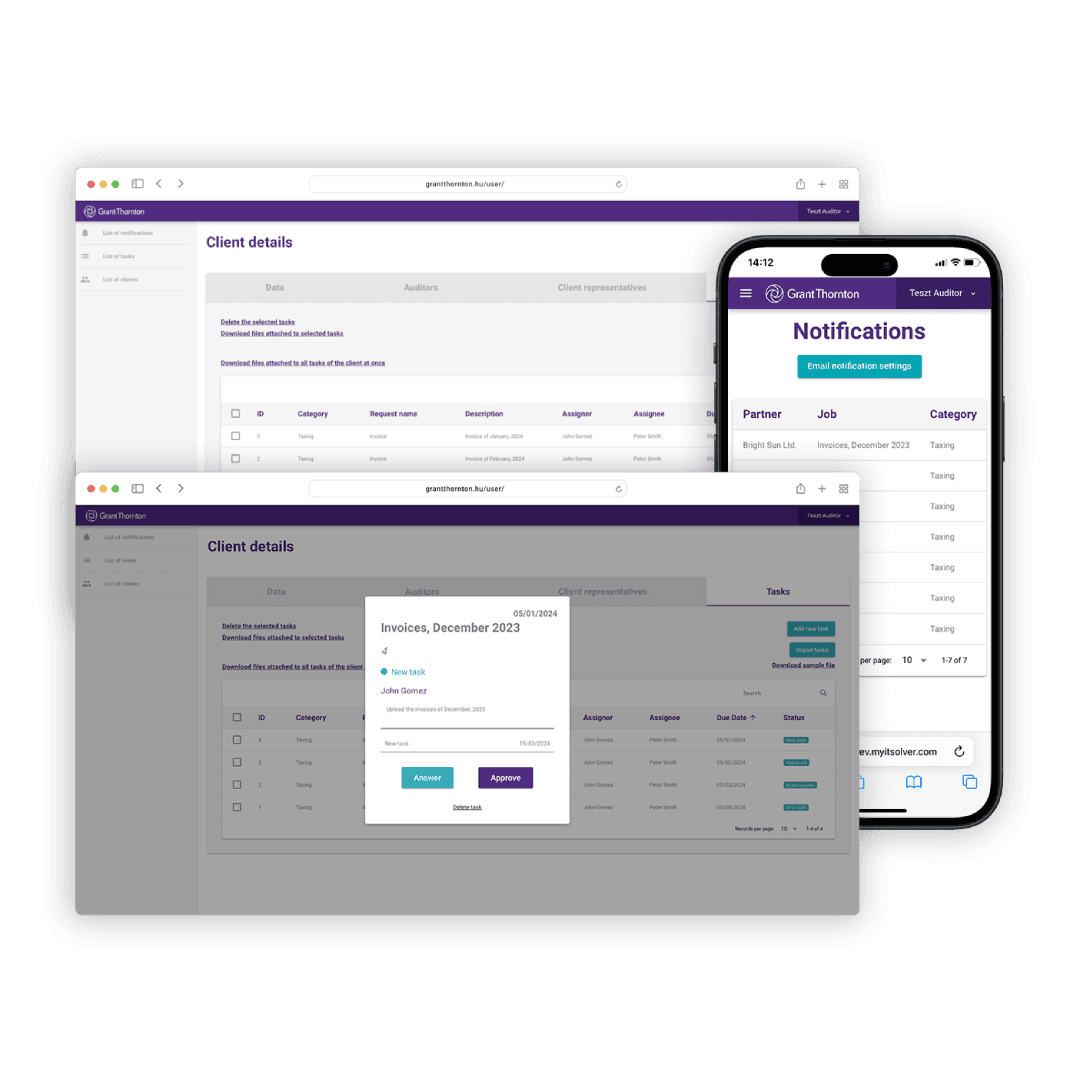 Grant Thornton  mockup